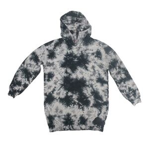 No Boundaries Black Tie Dye Hoodie Long Sleeve Sweatshirt Size Large Women’s